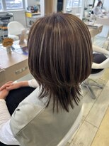 ヘアークラフト アニー 南郷18丁目店(HAIR CRAFT Annie)&nbsp;ハイライトカラー×白髪ぼかし