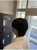 襟足のあるマッシュスタイル！