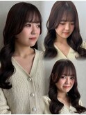ブラウン/顔まわり/前髪/レイヤー/奈良/近鉄奈良/学割/韓国