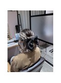 ふわふわガーリーハーフアップ