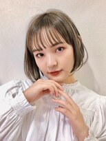 ジーナ 名駅(XENA.) 韓国風巻き/姫カットレイヤー/くすみベージュ/髪質改善★104