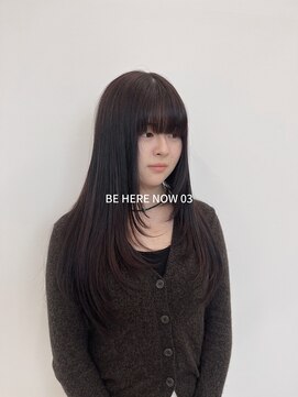 ビーヒアナウ N゜03 金沢駅西店(BE HERE NOW) 【韓国ヘア/レイヤーカット/レッドブラウン】