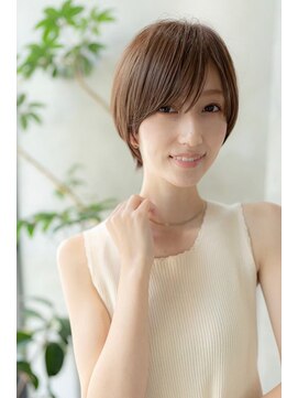 ケアリー 川西能勢口(Carelly) ☆Beauty BESTスタイル/大人可愛いブルーカラーシースルーバング