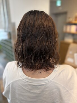 ジュエ プリュム(jouer plume) ボブパーマ　くるくるパーマ　強めパーマ