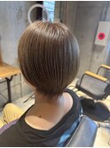 白髪ぼかしハイライトショート