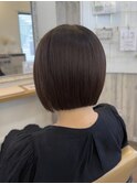 切りっぱなしボブ