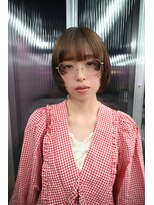 キジ(KIJI) レイヤーボブ/ボブレイヤー/ボブ/グレージュ/透明感カラー