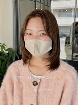 グルス(GruS)&nbsp;#顔周りレイヤーカット #こっくりブラウン