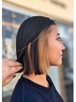 テオ(Teo)&nbsp;大人インナーカラー×ミニボブ