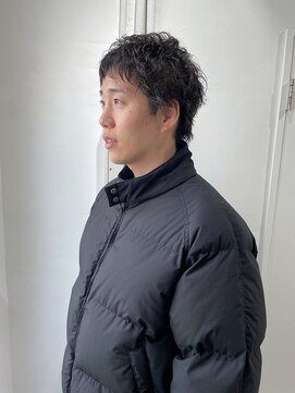 ミュー(Mu) ショートパーマ　メンズカット