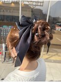 【ヘアアレンジ】ふわ盛り♪アップスタイル/ガーリー
