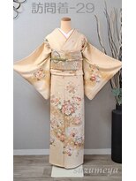 きものサロン すずめ屋&nbsp;レンタル番号　訪問着－29　花尽し