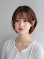カグヤ 高柳店(Kaguya)&nbsp;オレンジブラウンニュアンスボブ