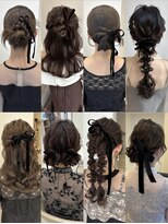 スイ(sui)&nbsp;大人気のベロアリボンヘアアレンジ♪