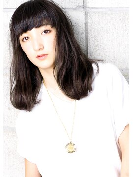 ヘアサロン ガリカ 表参道(hair salon Gallica) 『 ブラックグレージュ × 毛束感 』 クールミディアム☆