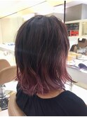 ワインカラーバレイヤージュ