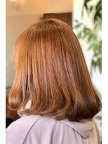 ヘアメイク ベル(hair make Belle)&nbsp;ボブ×ハイトーンルビーカッパー