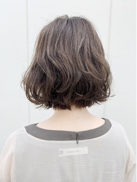 ルーファス 恵比寿 渋谷(Ruufus) 透け感ベージュボブ【Ruufus恵比寿渋谷】3157