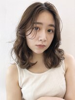 アイティー バイ アルバム 浦和店(IT by ALBUM) ゆる巻きミディ_ココアブラウンフリンジウェーブ_27618