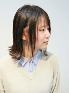 ヘアーライズ 池袋東口店(hair RISE) ハイライトグラデーションカラーワンレン外ハネ