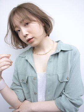 アルバム 渋谷パルコ(ALBUM) ニュアンスワンカールボブ_クールショートピンクベージュ_47730