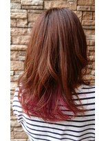 エノモト(ENOMOTO) チョコブラウン×ピンクバイオレット大人可愛いゆるふわスタイル