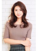 毛先ゆるめ上品な大人ヘアー!