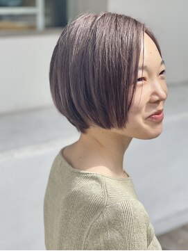 ニコ(Nico.) Nico.ショートスタイル ブリーチオンカラー