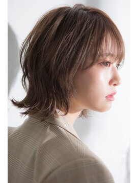 ミエル ヘア 新宿(miel hair) 〈mielhair新宿〉大人可愛い ボブルフ