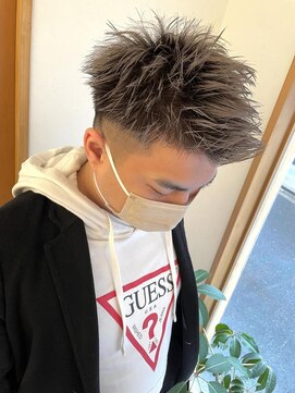 ニア 清澄白河(nir) 〈清澄白河 半個室〉メンズブリーチ/シルバーグレー