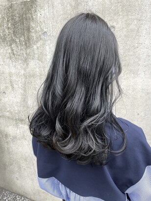 2025年冬】ブルーグレーの髪型・ヘアアレンジ｜人気順｜ホットペッパー  