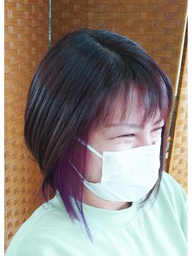 ヘアサロン スリーク(Hair Salon Sleek) ピンクパープルinパープル☆