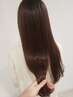 【美髪縮毛矯正】カット+美髪ストレート+髪質改善トリートメント￥25300