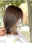 ベージュインナーカラー☆