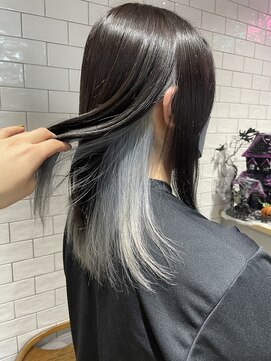 ループウエスト(LOOP WEST) ホワイトシルバーインナーカラー