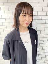 ミーナ バイ アーバン(Meena by urban.)&nbsp;【ANNEXハザマ】透明感ベージュ×外ハネボブ