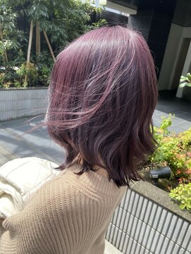 ユートピア(U topia) #カシスピンク　#ピンクラベンダー　#ブリーチ1回