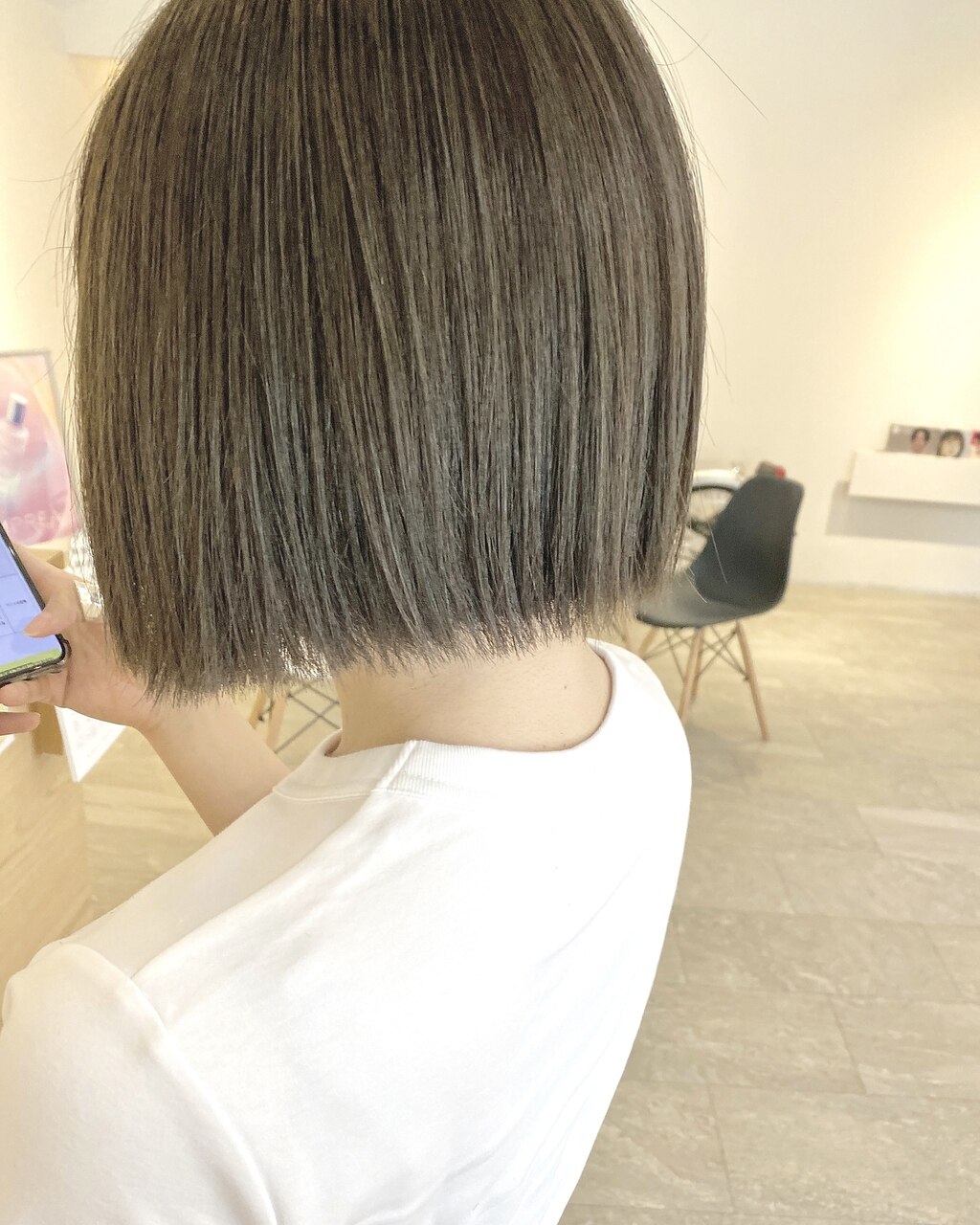 軽さのあるミニボブ 人気No.1 simple is best！：L178236234｜オレンジ