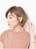 大人ショート◇30代40代/ふんわりショートボブ/ひし形/銀座
