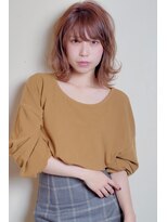 クシュ 所沢東口店(kusyu...)&nbsp;前髪マチルダボブピンクベージュインナーグレージュウルフ所沢