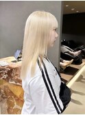 ウルフ/マチルダボブ/ピンクベージュ/インナーグレージュ/栄