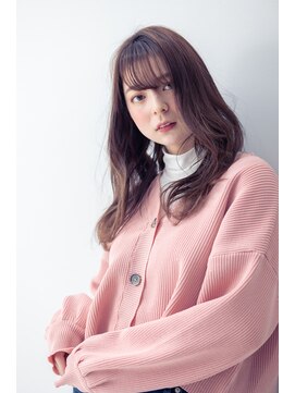 ブリング バイ スノードロップ 吉祥寺(BRING by Snowdrop) 黒髪/グレーベージュ/レイヤーロング/前髪パーマ/吉祥寺