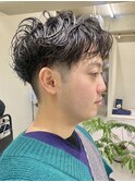 10代20代30代メンズフェードカットパーマ