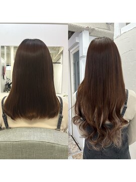 ハイエクステンション 京都駅前店(Hi-Extension) インナーラベンダーベージュ★mao_73