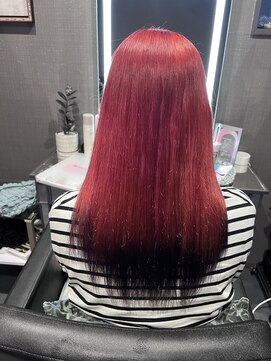 ヴィアンジュ(viange) #レッドカラー#赤髪##エンドカラー#ブラック