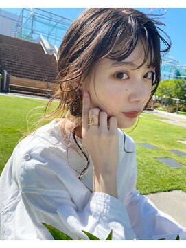 ロンドプロフィール 浦和(Lond profil) 中川　前髪カット顔まわり似合わせ外ハネくびれミディ