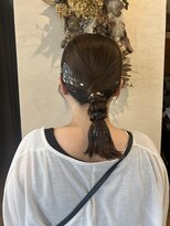 ベルバイヘアスイッチ(by hairswitch)&nbsp;金箔タイトアレンジ