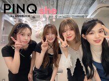 ピンク シー バイ アンジェリカ 瓢箪山2号店(PINQ she by ANGELICA)の雰囲気（女性スタッフがお客様に最適な【綺麗・可愛い】をご提案します♪）