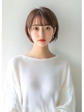 ライズ ネックス ザ サロン 渋谷(LIZE nex the salon) レイヤーショートボブ［＃渋谷駅＃韓国＃髪質改善］