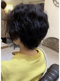 癖を活かしたショートスタイル